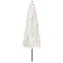 Garden umbrella with white steel pole 324x324x247 cm by , Umbrellas - Ref: Foro24-4005112, Price: 111,38 €, Discount: %