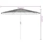Gartenschirm mit weißem Stahlmast 324x324x247 cm von , Sonnenschirme - Ref: Foro24-4005112, Preis: 111,40 €, Rabatt: %