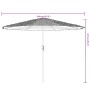 Gartenschirm mit weißem Stahlmast 324x324x247 cm von , Sonnenschirme - Ref: Foro24-4005112, Preis: 96,13 €, Rabatt: %