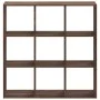 Estantería madera de ingeniería marrón roble 102x32x102 cm de , Librerías y estanterías - Ref: Foro24-852822, Precio: 86,77 €...