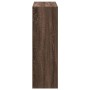 Engineered wood brown oak bookshelf 102x32x102 cm by , Bookcases and shelves - Ref: Foro24-852822, Price: 88,14 €, Discount: %