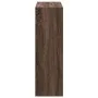 Estantería madera de ingeniería marrón roble 102x32x102 cm de , Librerías y estanterías - Ref: Foro24-852822, Precio: 86,77 €...