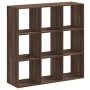 Engineered wood brown oak bookshelf 102x32x102 cm by , Bookcases and shelves - Ref: Foro24-852822, Price: 88,14 €, Discount: %