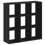 Engineered wood black shelf 102x32x102 cm by , Bookcases and shelves - Ref: Foro24-852817, Price: 92,95 €, Discount: %