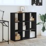 Engineered wood black shelf 102x32x102 cm by , Bookcases and shelves - Ref: Foro24-852817, Price: 92,95 €, Discount: %
