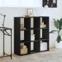 Engineered wood black shelf 102x32x102 cm by , Bookcases and shelves - Ref: Foro24-852817, Price: 91,42 €, Discount: %