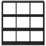 Engineered wood black shelf 102x32x102 cm by , Bookcases and shelves - Ref: Foro24-852817, Price: 91,42 €, Discount: %