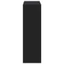 Engineered wood black shelf 102x32x102 cm by , Bookcases and shelves - Ref: Foro24-852817, Price: 91,42 €, Discount: %