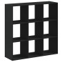 Engineered wood black shelf 102x32x102 cm by , Bookcases and shelves - Ref: Foro24-852817, Price: 92,95 €, Discount: %