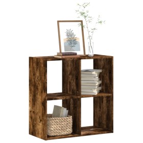 Regal aus geräucherter Eichen-Ingenieurholz 68,5x32x68,5 cm. von , Bücherregale und Regale - Ref: Foro24-852829, Preis: 45,81...