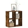 Engineered smoked oak wood shelf 68.5x32x68.5 cm by , Bookcases and shelves - Ref: Foro24-852829, Price: 45,19 €, Discount: %