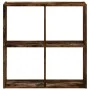 Engineered smoked oak wood shelf 68.5x32x68.5 cm by , Bookcases and shelves - Ref: Foro24-852829, Price: 45,19 €, Discount: %
