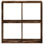 Regal aus geräucherter Eichen-Ingenieurholz 68,5x32x68,5 cm. von , Bücherregale und Regale - Ref: Foro24-852829, Preis: 45,81...