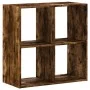 Engineered smoked oak wood shelf 68.5x32x68.5 cm by , Bookcases and shelves - Ref: Foro24-852829, Price: 45,19 €, Discount: %