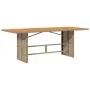 Set comedor de jardín 7 pzas con cojines ratán sintético beige de , Conjuntos de jardín - Ref: Foro24-3262793, Precio: 886,26...