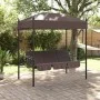 Garten-Schaukelbank mit braunem Kaffeestahlgestell und Markise. von , Gartenwippen - Ref: Foro24-4008900, Preis: 236,00 €, Ra...