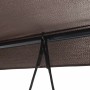 Garden swing bench with brown coffee steel canopy by , Garden rockers - Ref: Foro24-4008900, Price: 241,29 €, Discount: %