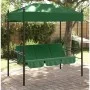 Garten-Schaukelbank mit grünem Stahlüberdachung von , Gartenwippen - Ref: Foro24-4008902, Preis: 236,47 €, Rabatt: %