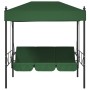 Garten-Schaukelbank mit grünem Stahlüberdachung von , Gartenwippen - Ref: Foro24-4008902, Preis: 240,50 €, Rabatt: %