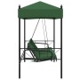 Garten-Schaukelbank mit grünem Stahlüberdachung von , Gartenwippen - Ref: Foro24-4008902, Preis: 240,50 €, Rabatt: %