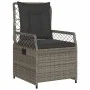 Garden dining set 9 pieces and gray synthetic rattan cushions by , Garden sets - Ref: Foro24-3262931, Price: 1,00 €, Discount: %