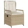 Set comedor de jardín 7 pzas con cojines ratán sintético beige de , Conjuntos de jardín - Ref: Foro24-3262938, Precio: 801,13...