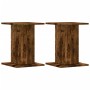 Lautsprecherständer 2 Stück aus geräucherter Eiche 30x30x40 cm von , Lautsprecherständer - Ref: Foro24-852649, Preis: 45,02 €...