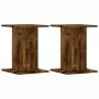 Speaker stands 2 units smoked oak wood 30x30x40 cm by , Speaker stands - Ref: Foro24-852649, Price: 49,53 €, Discount: %
