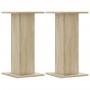 Lautsprecherständer 2 Stück Eichenholz Sonoma 30x30x60 cm von , Lautsprecherständer - Ref: Foro24-852656, Preis: 51,40 €, Rab...