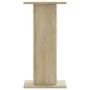 Speaker stands 2 units oak wood Sonoma 30x30x60 cm by , Speaker stands - Ref: Foro24-852656, Price: 54,29 €, Discount: %