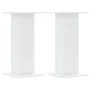 Speaker stands 2 units engineered wood white 30x30x60 cm by , Speaker stands - Ref: Foro24-852654, Price: 61,24 €, Discount: %