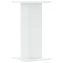 Speaker stands 2 units engineered wood white 30x30x60 cm by , Speaker stands - Ref: Foro24-852654, Price: 61,24 €, Discount: %