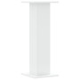 Speaker stands 2 units engineered wood white 30x30x80 cm by , Speaker stands - Ref: Foro24-852663, Price: 73,42 €, Discount: %