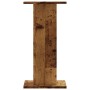 Soportes altavoces 2 uds madera roble envejecido 30x30x60 cm