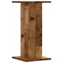 Soportes altavoces 2 uds madera roble envejecido 30x30x60 cm