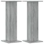 Speaker stands 2 units gray Sonoma wood 30x30x80 cm by , Speaker stands - Ref: Foro24-852668, Price: 60,12 €, Discount: %