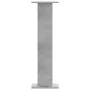 Speaker stands 2 units gray wood concrete 30x30x95 cm by , Speaker stands - Ref: Foro24-852675, Price: 68,53 €, Discount: %