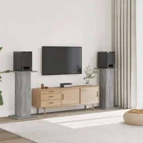Lautsprecherständer 2 Stück aus Sonoma-Griffholz 30x30x95 cm. von , Lautsprecherständer - Ref: Foro24-852677, Preis: 70,54 €,...