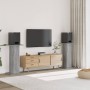 Lautsprecherständer 2 Stück aus Sonoma-Griffholz 30x30x95 cm. von , Lautsprecherständer - Ref: Foro24-852677, Preis: 71,75 €,...