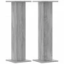 Speaker stands 2 units gray Sonoma wood 30x30x95 cm by , Speaker stands - Ref: Foro24-852677, Price: 70,54 €, Discount: %