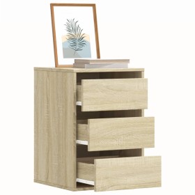 Corner chest of drawers in Sonoma oak engineered wood, 40x41x58 cm. by , Drawers - Ref: Foro24-852836, Price: 69,70 €, Discou...