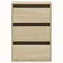 Corner chest of drawers in Sonoma oak engineered wood, 40x41x58 cm. by , Drawers - Ref: Foro24-852836, Price: 67,43 €, Discou...