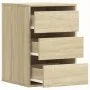 Corner chest of drawers in Sonoma oak engineered wood, 40x41x58 cm. by , Drawers - Ref: Foro24-852836, Price: 67,43 €, Discou...