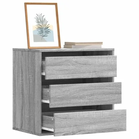 Corner chest of drawers in gray Sonoma engineered wood 60x41x58 cm by , Drawers - Ref: Foro24-852848, Price: 80,91 €, Discoun...