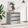 Corner chest of drawers in gray Sonoma engineered wood 60x41x58 cm by , Drawers - Ref: Foro24-852848, Price: 80,91 €, Discoun...