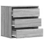 Corner chest of drawers in gray Sonoma engineered wood 60x41x58 cm by , Drawers - Ref: Foro24-852848, Price: 80,91 €, Discoun...