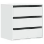 Cajonera de esquina madera de ingeniería blanca 60x41x58 cm de , Cajoneras - Ref: Foro24-852843, Precio: 88,60 €, Descuento: %