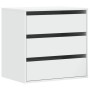 White engineered wood corner chest of drawers 60x41x58 cm by , Drawers - Ref: Foro24-852843, Price: 92,09 €, Discount: %