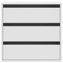 White engineered wood corner chest of drawers 60x41x58 cm by , Drawers - Ref: Foro24-852843, Price: 92,09 €, Discount: %