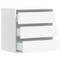 White engineered wood corner chest of drawers 60x41x58 cm by , Drawers - Ref: Foro24-852843, Price: 92,09 €, Discount: %